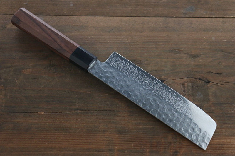 Seisuke AUS10 Nakiri  165mm Mango de Shitan - Japanny-SP