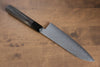 Seisuke VG10 Damasco Santoku  180mm Mango de Madera de Pakka Gris - Japanny-SP