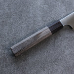 Seisuke Acero Inoxidable Cortador de pan  240mm Mango de Madera de Pakka Gris - Japanny-SP