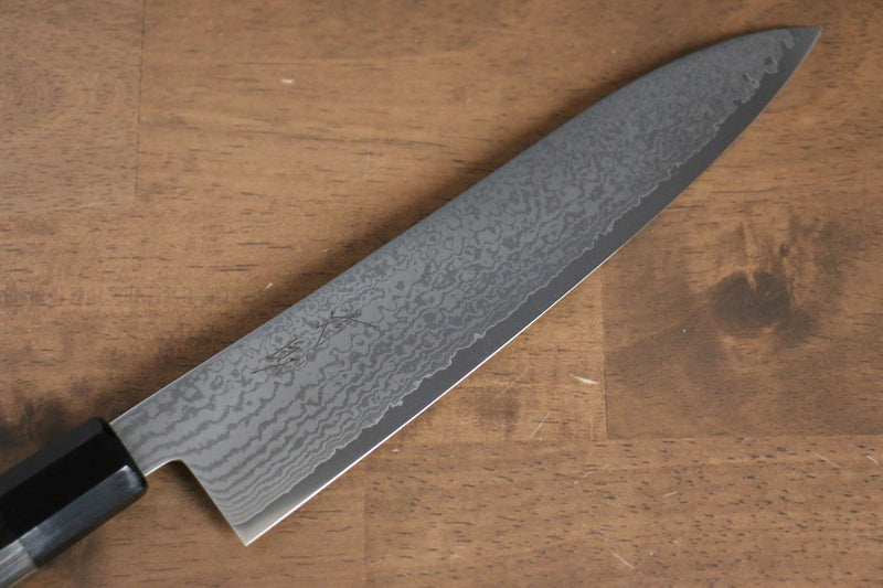 Seisuke VG10 Damasco Gyuto  210mm Mango de Madera de Pakka Gris - Japanny-SP