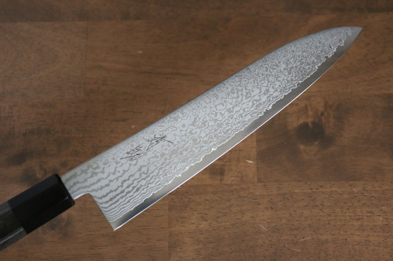 Seisuke VG10 Damasco Gyuto  210mm Mango de Madera de Pakka Gris - Japanny-SP