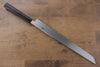 Jikko Acero de Plata No.3 Sakimaru Yanagiba 330mm Mango de Shitan - Japanny-SP