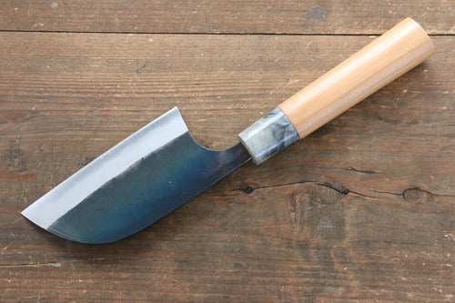 Masakage Masakage Mizu Blue Steel No.2 Black Finished Kamagata  115mm with American Cherry Handle - Japanny-SP