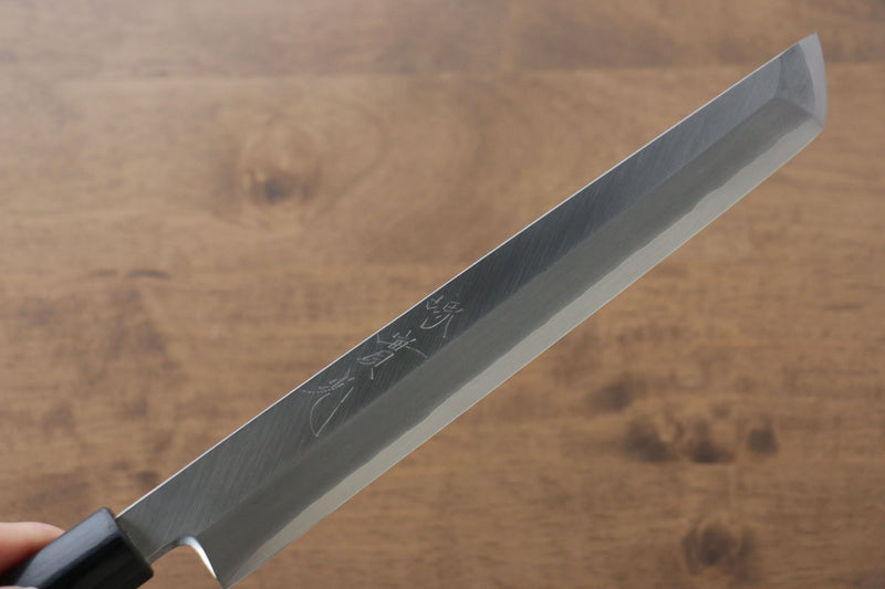 Jikko Acero de Plata No.3 Sakimaru Yanagiba 210mm Mango de Shitan - Japanny-SP