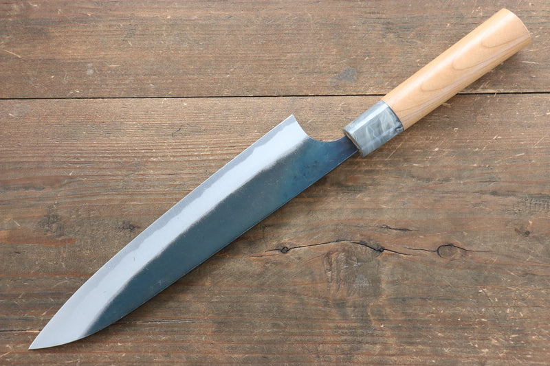 Masakage Masakage Mizu Blue Steel No.2 Black Finished Gyuto  210mm with American Cherry Handle - Japanny-SP