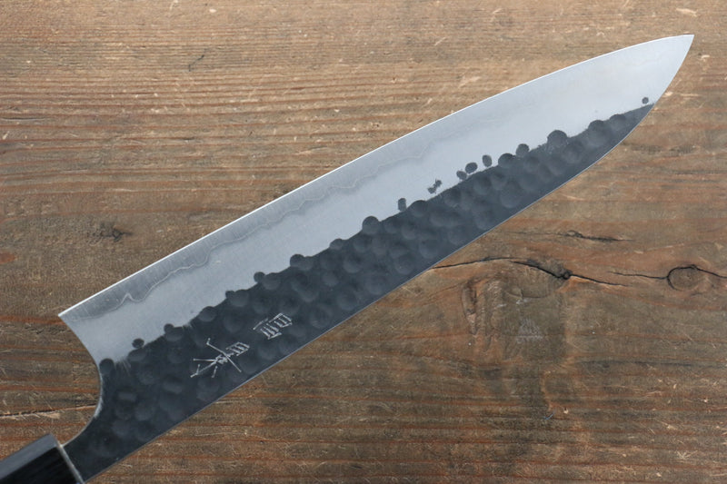 Masakage Koishi Super Azul Terminado Negro Gyuto  210mm Mango de Cerezo Americano - Japanny-SP