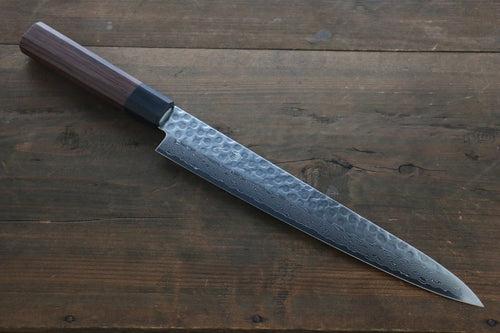 Seisuke AUS10 Sujihiki  240mm Mango de Shitan - Japanny-SP