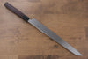 Jikko Acero de Plata No.3 Kiritsuke Yanagiba 300mm Mango de Shitan - Japanny-SP