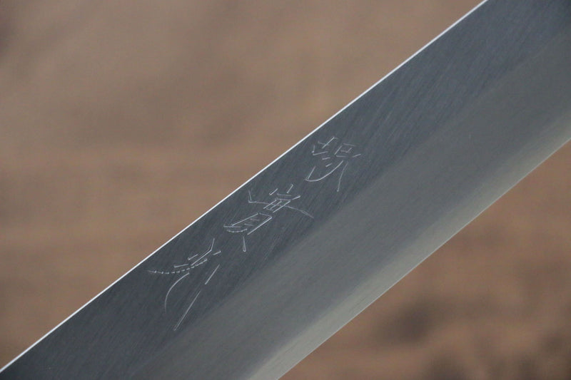 Jikko Acero de Plata No.3 Kiritsuke Yanagiba 300mm Mango de Shitan - Japanny-SP