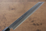 Jikko Acero de Plata No.3 Kiritsuke Yanagiba 210mm Mango de Shitan - Japanny-SP