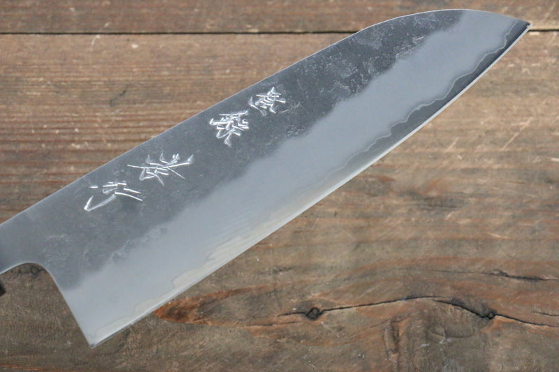 Sakai Takayuki Acero de Plata No.3 Nashiji Santoku  170mm Mango de Madera de Parsimonia - Japanny-SP