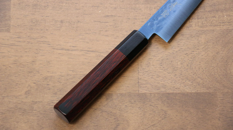 Seisuke Acero SK-85 Ion plating Martillado Petty-Utilitario  150mm Mango de Madera de pakka roja - Japanny-SP