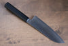 Sakai Takayuki Nanairo VG10 de 33 Capas Santoku  180mm Mango de Resina ABS (Laquerada negra) - Japanny-SP