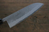 Seisuke Acero Azul No.2 Nashiji Santoku  165mm Mango de Castaña - Japanny-SP