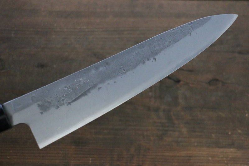 Seisuke Acero Azul No.2 Nashiji Gyuto  210mm Mango de Castaña - Japanny-SP