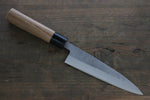 Seisuke Acero Azul No.2 Nashiji Petty-Utilitario  135mm Mango de Castaña - Japanny-SP