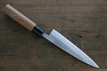 Seisuke Acero Azul No.2 Nashiji Petty-Utilitario  135mm Mango de Castaña - Japanny-SP