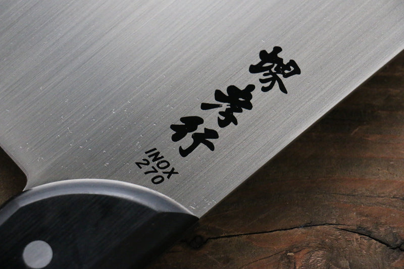 Sakai Takayuki [Para zurdos] INOX Molibdeno Soba  270mm Mango de Madera de Pakka Negra - Japanny-SP