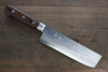 Seisuke VG10 de 17 Capas Damasco Nakiri  165mm Mango de Caoba - Japanny-SP