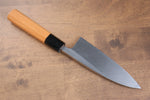 Sakai Takayuki Hakugin INOX Terminado de Espejo Deba  150mm Mango de Tejo - Japanny-SP