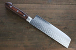 Seisuke VG10 de 17 Capas Damasco Nakiri  165mm Mango de Caoba - Japanny-SP