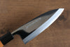 Sakai Takayuki Hakugin INOX Terminado de Espejo Deba  150mm Mango de Tejo - Japanny-SP