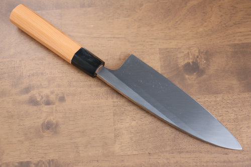 Sakai Takayuki Hakugin INOX Terminado de Espejo Deba  180mm Mango de Tejo - Japanny-SP