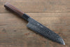 Seisuke AUS10 Damasco Santoku  180mm Mango de Shitan - Japanny-SP