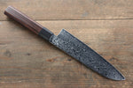 Seisuke AUS10 Damasco Santoku  180mm Mango de Shitan - Japanny-SP