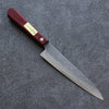 Seisuke Super Azul Martillado Petty-Utilitario  150mm Mango de Madera de pakka roja - Japanny-SP