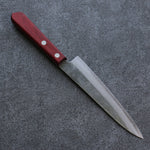 Seisuke Super Azul Martillado Petty-Utilitario  150mm Mango de Madera de pakka roja - Japanny-SP