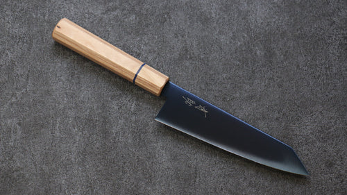 Seisuke Acero SK-85 Ion plating Kiritsuke Santoku  180mm Mango de madera blanca - Japanny-SP