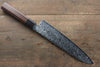 Seisuke AUS10 Damasco Gyuto  210mm Mango de Shitan - Japanny-SP