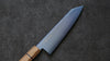 Seisuke Acero SK-85 Ion plating Kiritsuke Santoku  180mm Mango de madera blanca - Japanny-SP