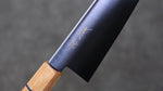 Seisuke Acero SK-85 Ion plating Kiritsuke Santoku  180mm Mango de madera blanca - Japanny-SP