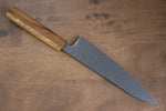 Seisuke Tsukikage AUS10 Terminado Migaki Damasco Martilleado Gyuto  180mm Mango de Roble - Japanny-SP