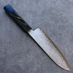 Seisuke VG10 Damasco Santoku  180mm Mango de Laquerado - Japanny-SP