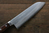 Kunihira VG1 Terminado Migaki Santoku  170mm Mango de Caoba - Japanny-SP