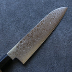 Misuzu AUS10 Damasco Terminado Migaki Santoku  180mm Mango de Magnolia - Japanny-SP