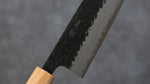 Seisuke Shitan Super Azul Martillado Kurouchi Gyuto  240mm Mango de Shitan - Japanny-SP