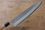 Seisuke Acero Azul No.2 Nashiji Gyuto  240mm Mango de Castaña - Japanny-SP