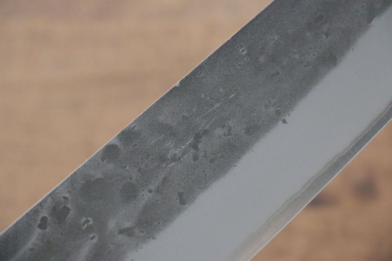 Seisuke Acero Azul No.2 Nashiji Gyuto  240mm Mango de Castaña - Japanny-SP