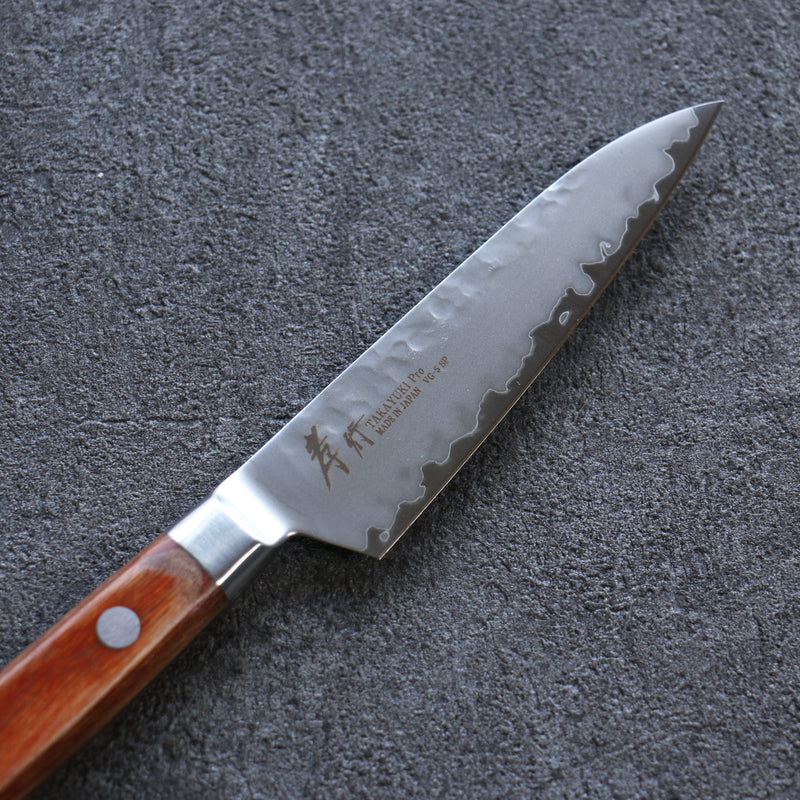 Sakai Takayuki VG5 Martillado Petty-Utilitario  90mm Mango de Madera de Pakka Cafe - Japanny-SP