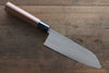 Kunihira Tanzo VG1 Martillado Santoku  170mm Mango de Nogal - Japanny-SP