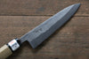 Fujiwara Teruyasu Acero Blanco No.1 Nashiji Petty-Utilitario  135mm Mango de Magnolia - Japanny-SP