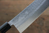 Kunihira Tanzo VG1 Martillado Santoku  170mm Mango de Nogal - Japanny-SP