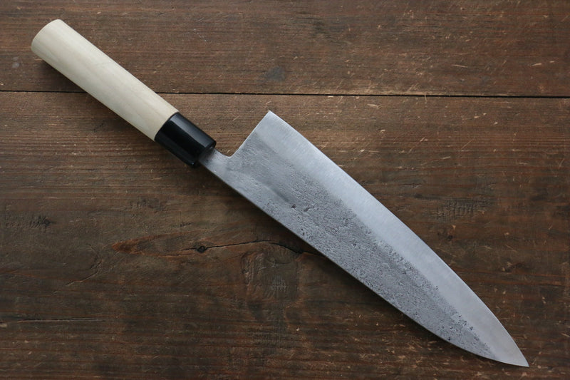 Fujiwara Teruyasu Acero Blanco No.1 Nashiji Gyuto  210mm Mango de Magnolia - Japanny-SP