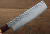 Sakai Takayuki VG10 Damasco de 33 Capas Nakiri  160mm Mango de Keyaki (Olmo Japones) - Japanny-SP