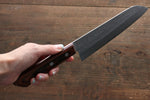 Kunihira VG1 Martillado Santoku  170mm Mango de Caoba - Japanny-SP