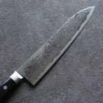 Seisuke Nami AUS10 Damasco con Terminado de Espejo Gyuto  210mm Mango de Madera de Pakka Negra - Japanny-SP